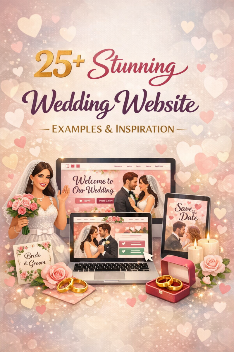 25+ Stunning Wedding Website Examples & Inspiration