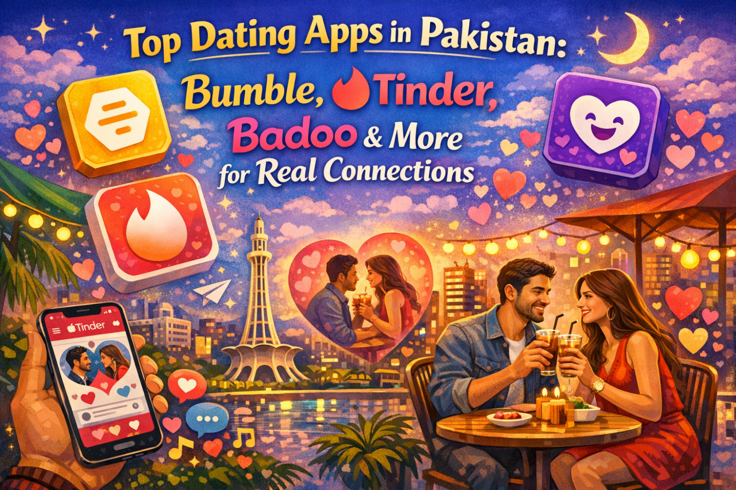 Top Dating Apps in Pakistan  | Bumble, Tinder, Badoo & More