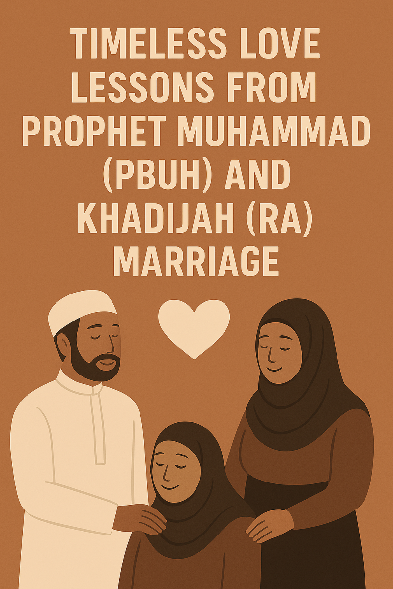 Timeless Love Lessons from Prophet Muhammad (PBUH) and Khadijah (RA) Marriage