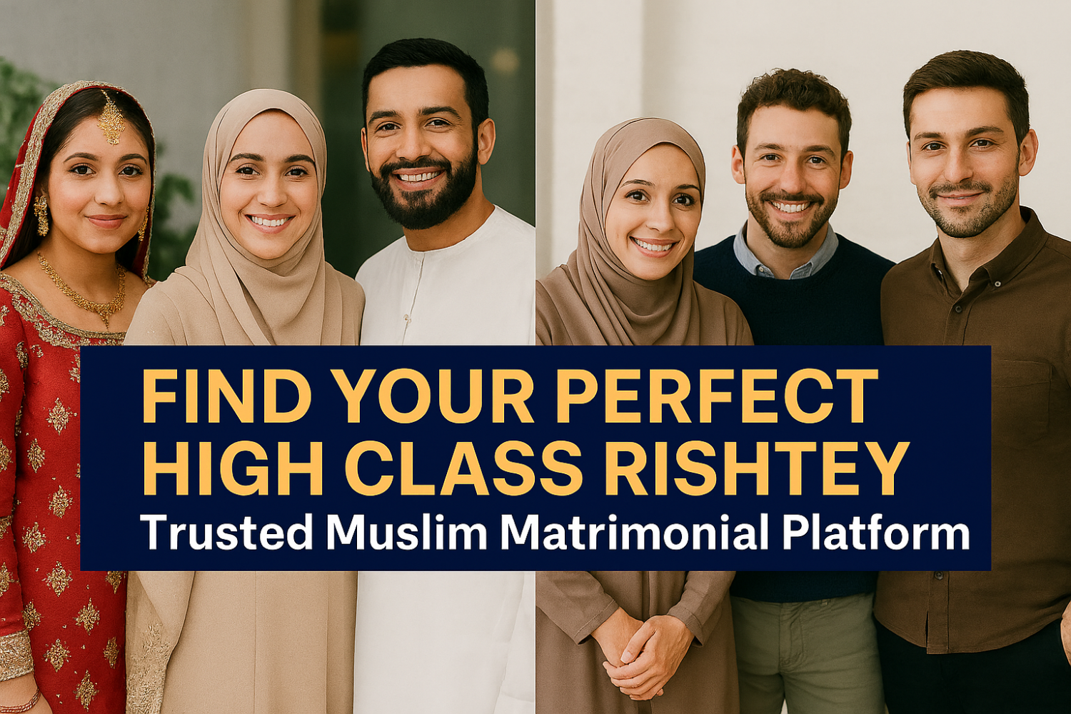 Find Your Perfect High Class Rishtey on Leading Muslim Wedding Sites in Pakistan