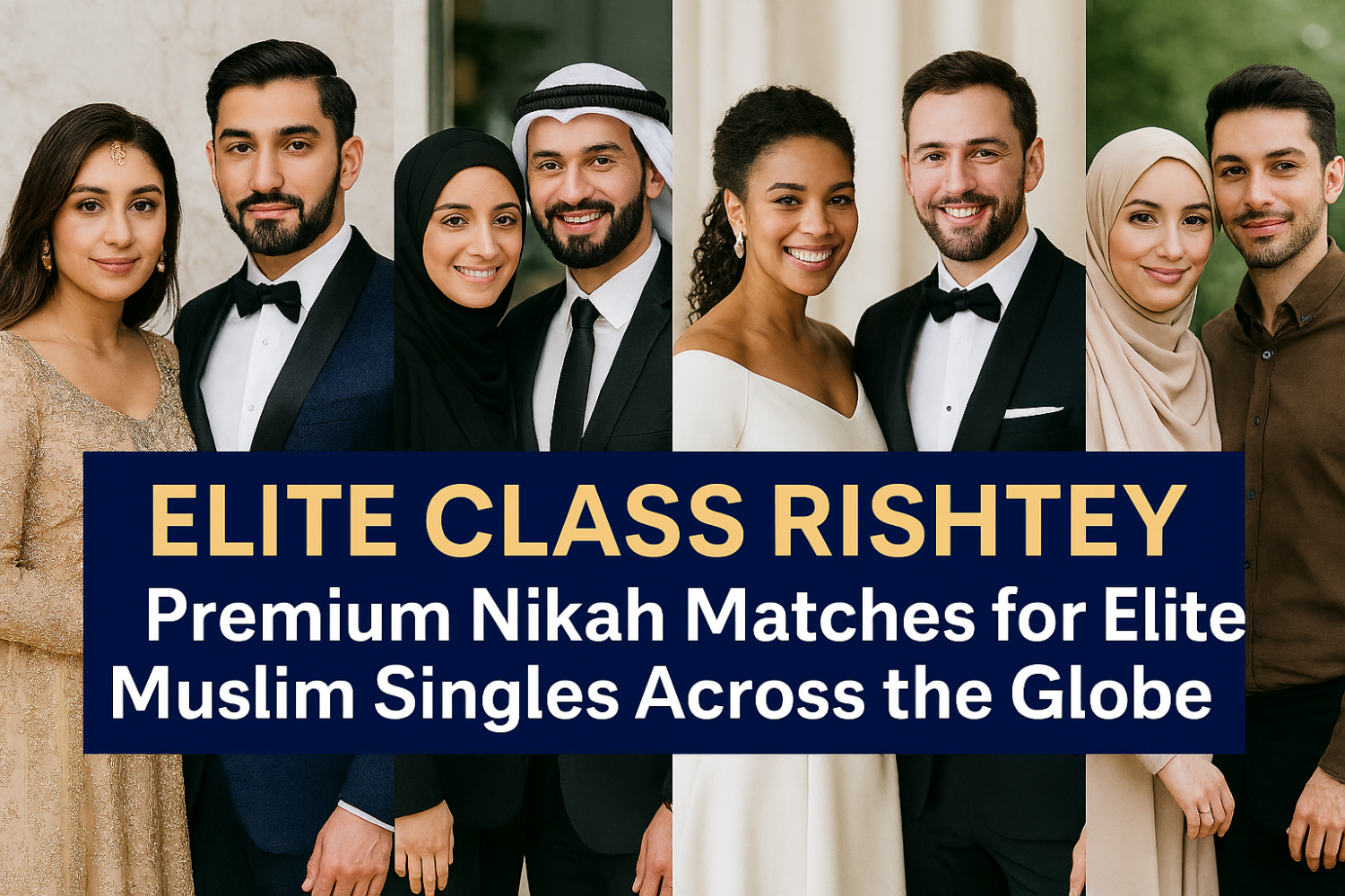 Elite Class Rishtey: Premium Nikah Matches for Elite Muslim Singles Across the Globe
